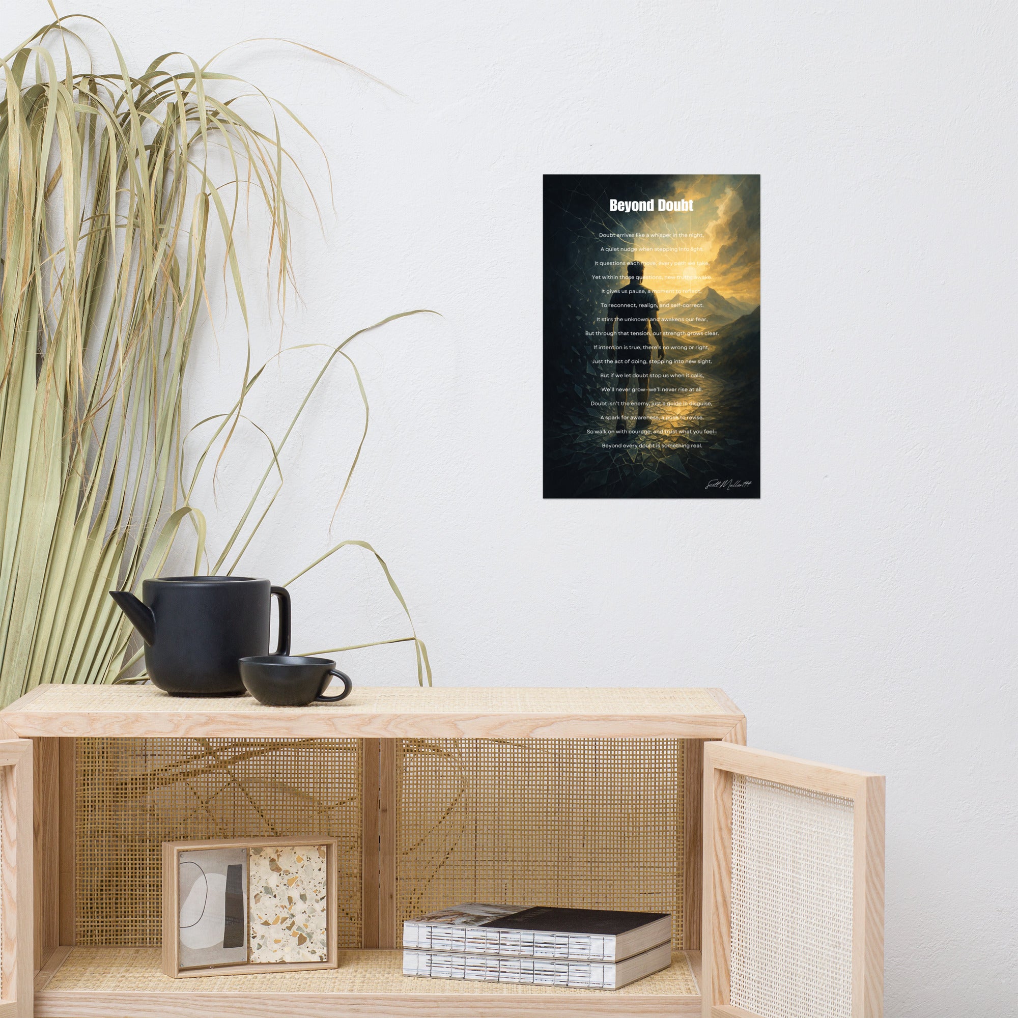 beyond doubt poster home office decor