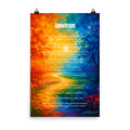 spectrum abstract poster modern wall art