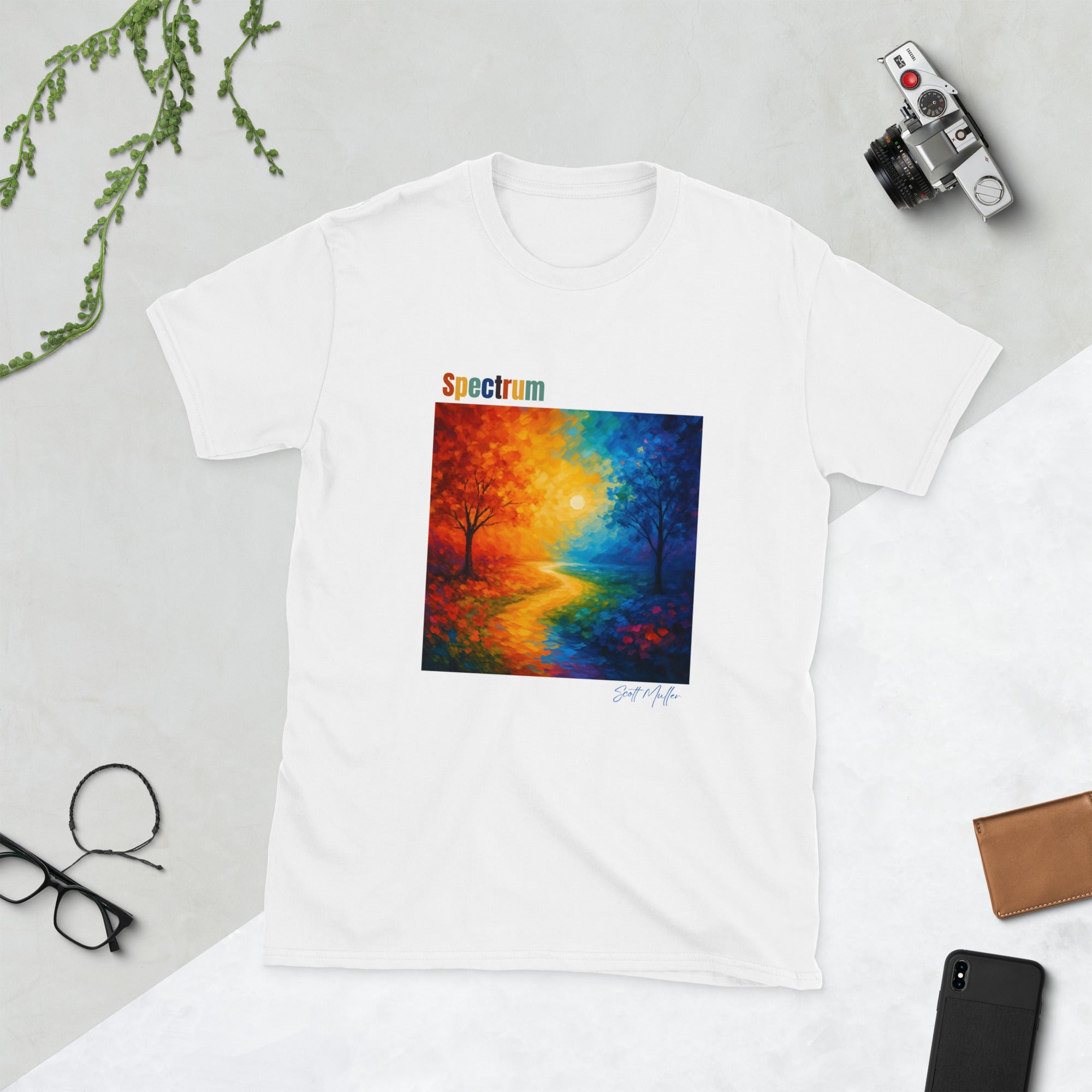 spectrum classic tee unisex front view