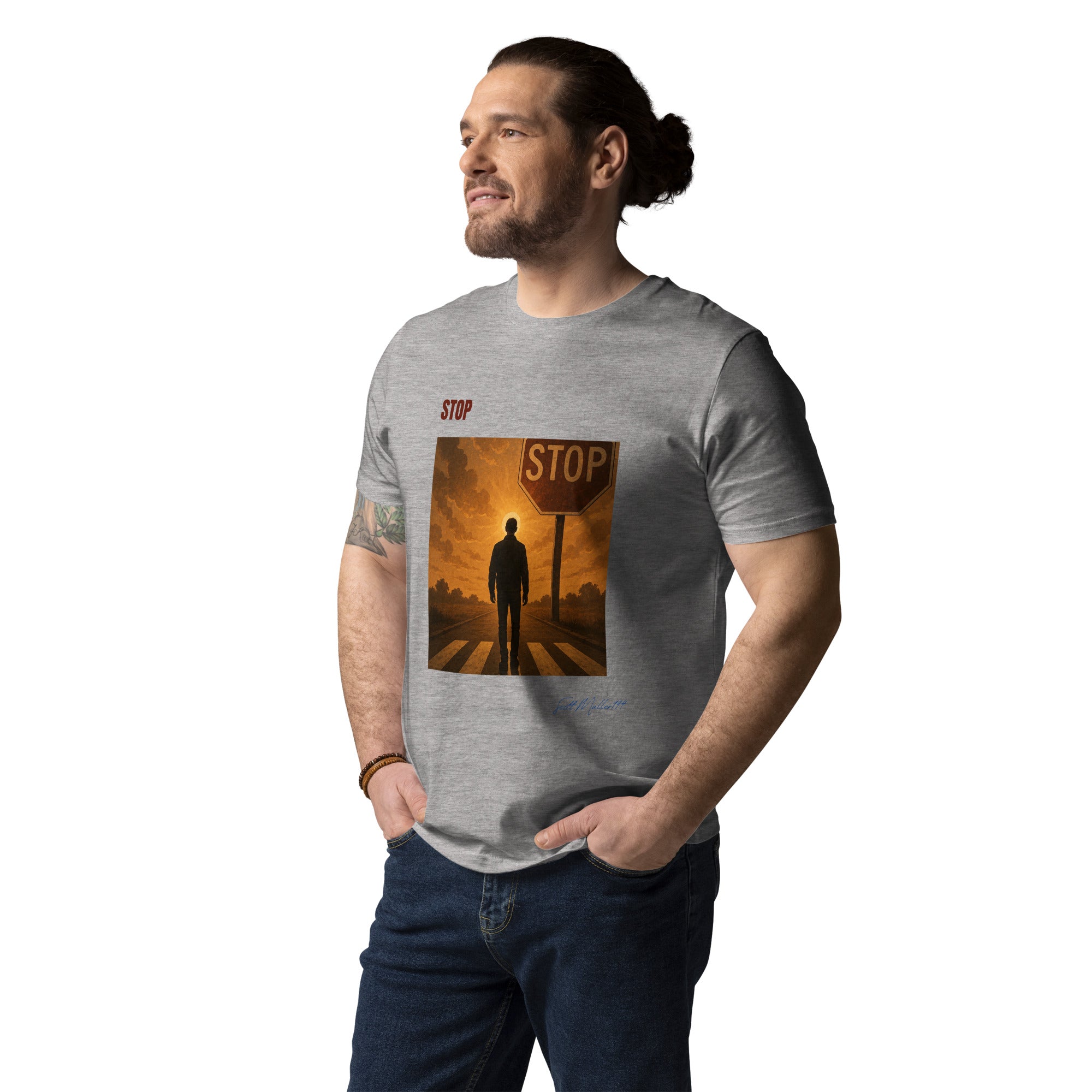 STOP organic tee eco-friendly unisex t-shirt