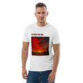 to paint the sky organic tee unisex front view