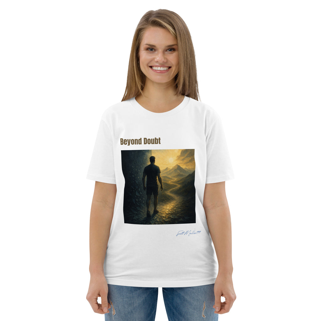 Beyond Doubt organic tee unisex sustainable cotton t-shirt