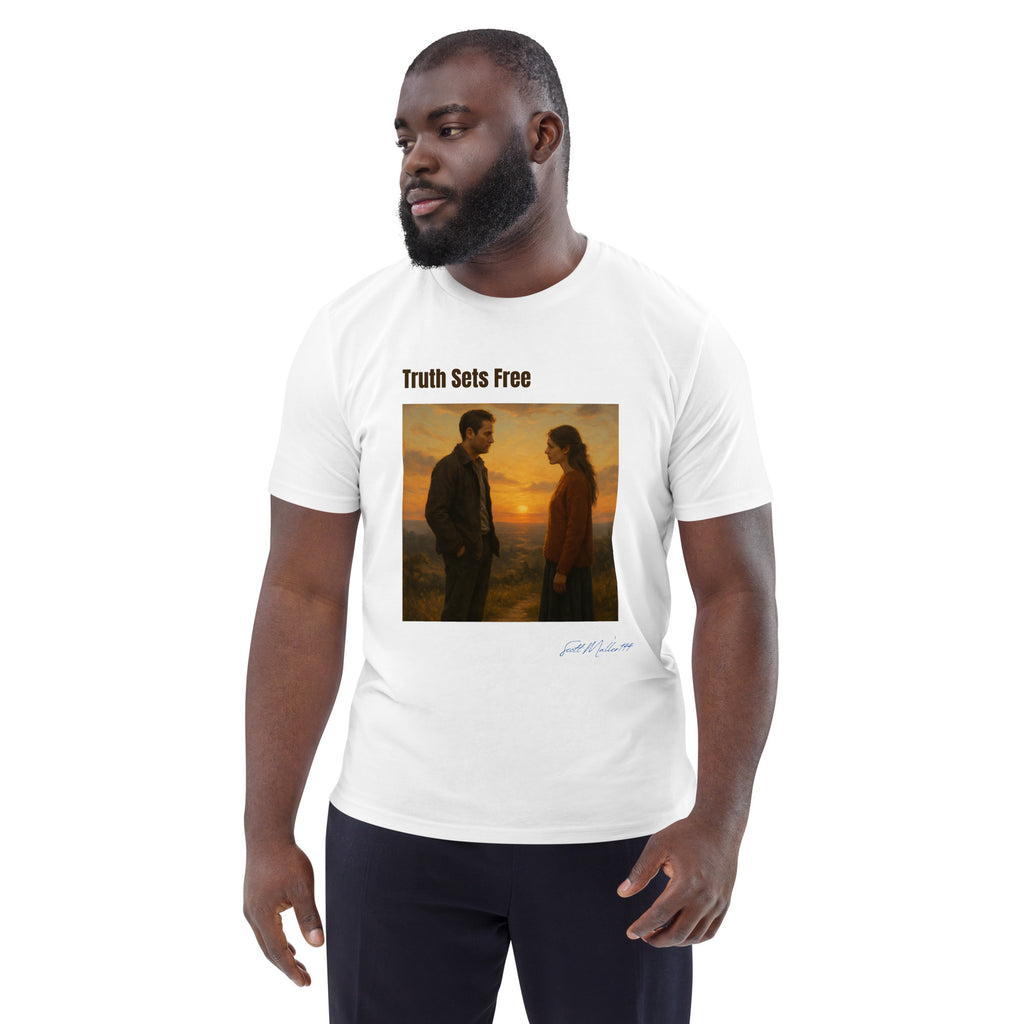 Truth Sets Free organic tee unisex sustainable cotton shirt