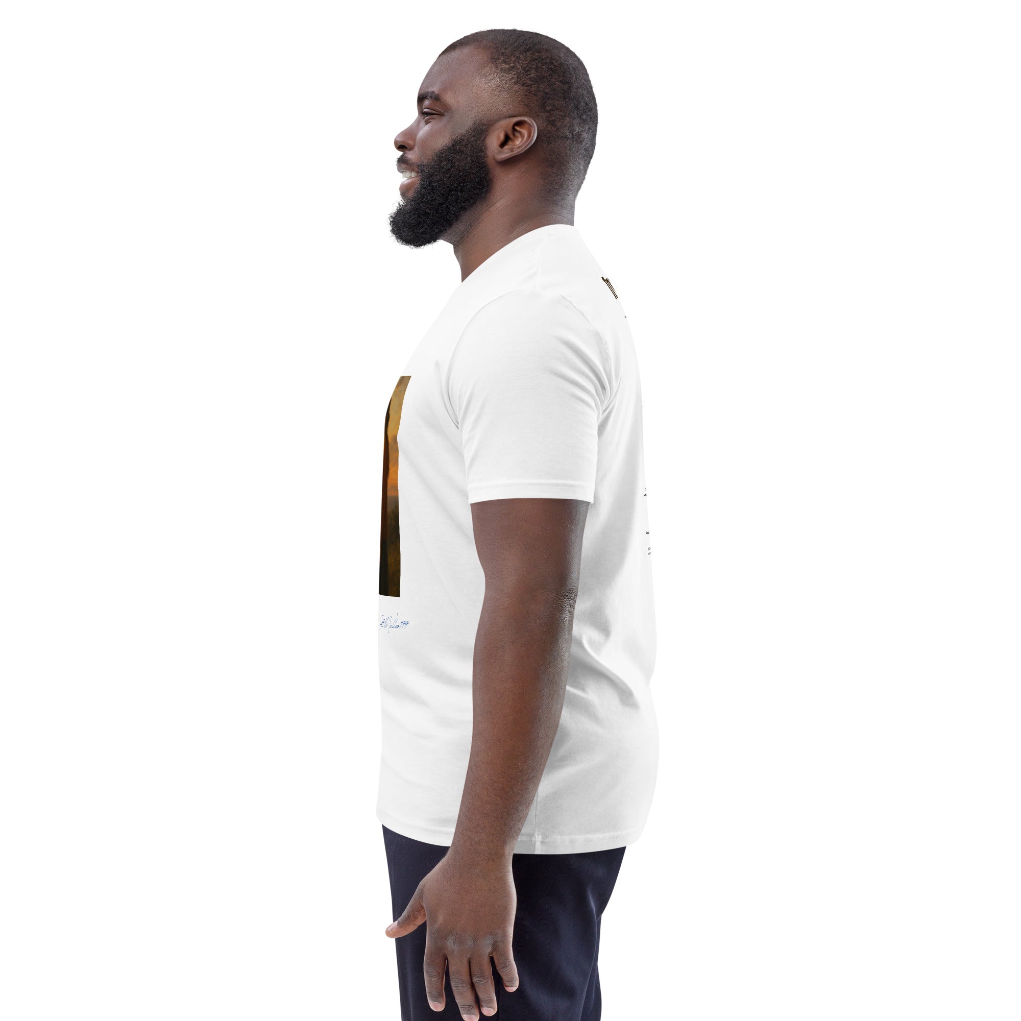 Truth Sets Free organic tee minimalist front view